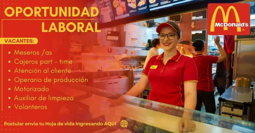 McDonald’s Convocatoria masiva